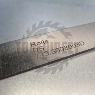 Нож строгальный фуговальный 300x30x3 (сталь DS качество) Rotis (1шт.)
