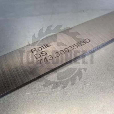 Нож строгальный фуговальный 300x35x3 (сталь DS качество) Rotis 743.3003503D,
