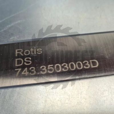Нож строгальный фуговальный 350x30x3 (сталь DS качество) Rotis (1шт.)