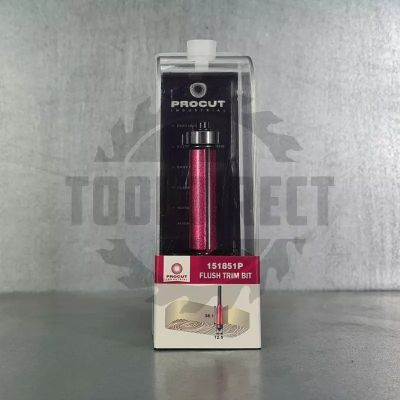 Фреза прямая обгонная кромочная (нижний подшипник) D=12.7x38.1x82 S=8 Z2 PROCUT INDUSTRIAL