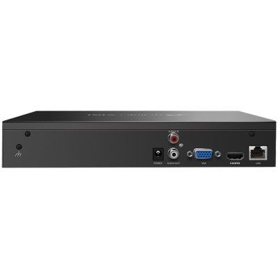 16 Channel Network Video RecorderSPEC: H.265+/H.265/H.264+/H.264, Up to 8MP resolution, 80 Mbps Incoming Bandwidth(up to 16 channels), 1Ч SATA Interface(up to 10 TB), 12V DC 1.5 A, 2Ч USB 2.0, 1Ч VGA