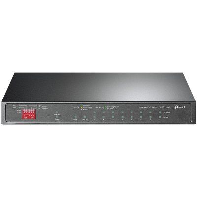 10-Port Gigabit Desktop Switch with 8-Port PoE+PORT: 8Ч Gigabit PoE+ Ports, 2x Gigabit Non-PoE Ports, 1Ч Combo Gigabit SFP SlotSPEC: 802.3at/af, 123 W PoE Power,  Desktop Steel CaseFEATURE: Extend Mod