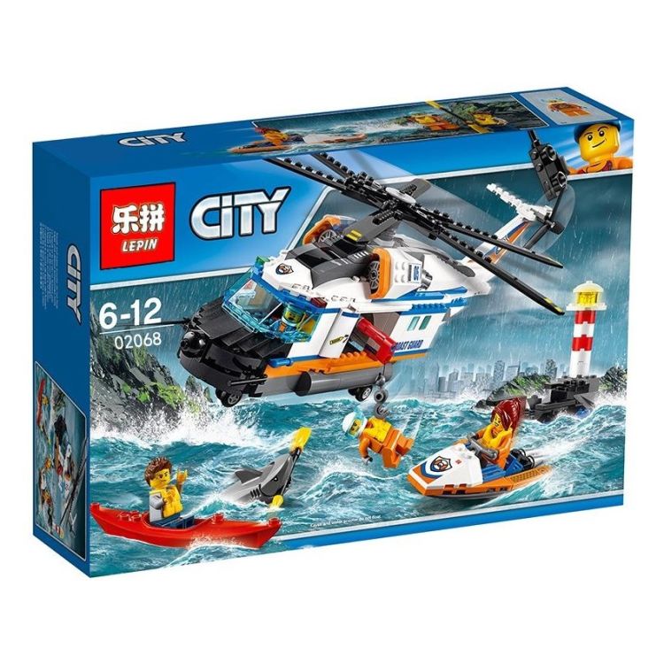 Конструктор LEPIN 02068 Сверхмощный спасательный вертолёт | 60166