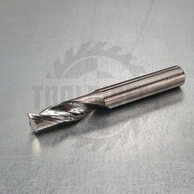 Фреза спиральная Z1 однозаходная по алюминию, акрилу и композитным плитам ПВХ D=8x20x60 S=8 Rotis