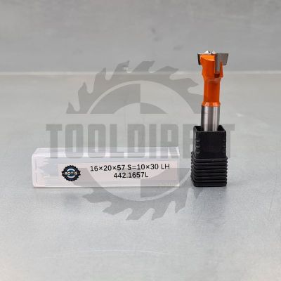 Сверло присадочное чашечное "Форстнера" левое D=16x57.5 S=10 LH Rotis