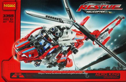 Конструктор DECOOL 3355 Спасательный вертолет