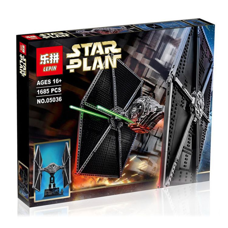 Конструктор LEPIN 05036 Истребитель TIE Fighter | 75095