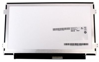 Матрица 10.1", 1024x600, LED, 40 pins, SLIM, уши по бокам, Глянцевая, P/N: B101AW06 V.1, LTN101NT08, N101L6-L0D