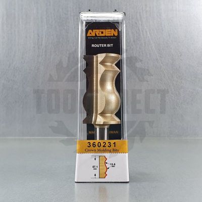 Фреза фигурная молдинговая корона D=31.8x57.1x97 S=12 Z2 HW ARDEN