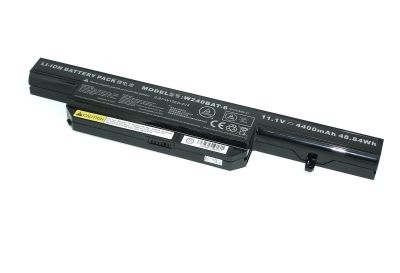 Аккумулятор Clevo W240BAT-6, 4400mAh, 11.1V, ORG