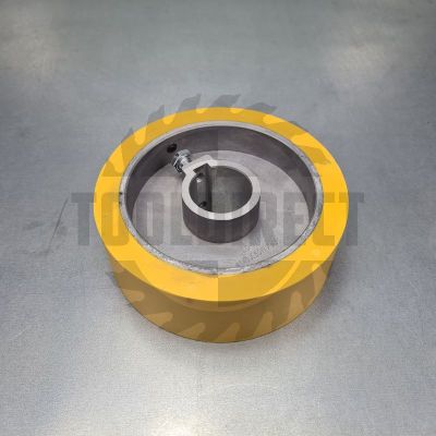 Ролик для станков прорезиненный D=140x50x35 Rotis