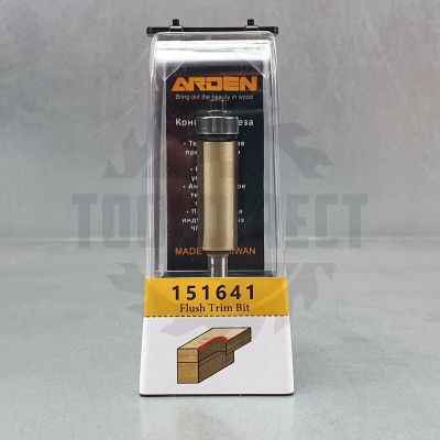 Фреза прямая обгонная кромочная (нижний подшипник 706051) D=12.7x31.8x75 S=6 Z2 HW ARDEN