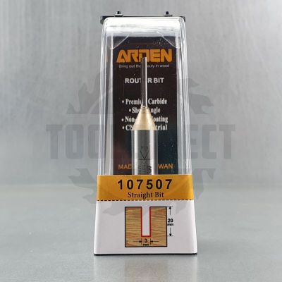 Фреза прямая пазовая монолитная для фрезера и ЧПУ D=3x20x71 S=12 Z2 VHW ARDEN