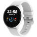CANYON Smart watch, 1.3inches IPS full touch screen, Round watch, IP68 waterproof, multi-sport mode, BT5.0, compatibility with iOS and android, Silver white, Host: 25.2*42.5*10.7mm, Strap: 20*250mm, 4