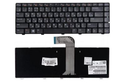 Клавиатура для ноутбука Dell Inspiron 14R, 3520, 5420, 5520, L502X, M5040, M5050, N4110, N5050, N5040, Vostro 3550 черная