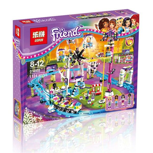 Конструктор LEPIN 01008 Парк развлечений: Американские горки | 41130 (УЦЕНКА, НЕТ ВСЕХ ДЕТАЛЕЙ)