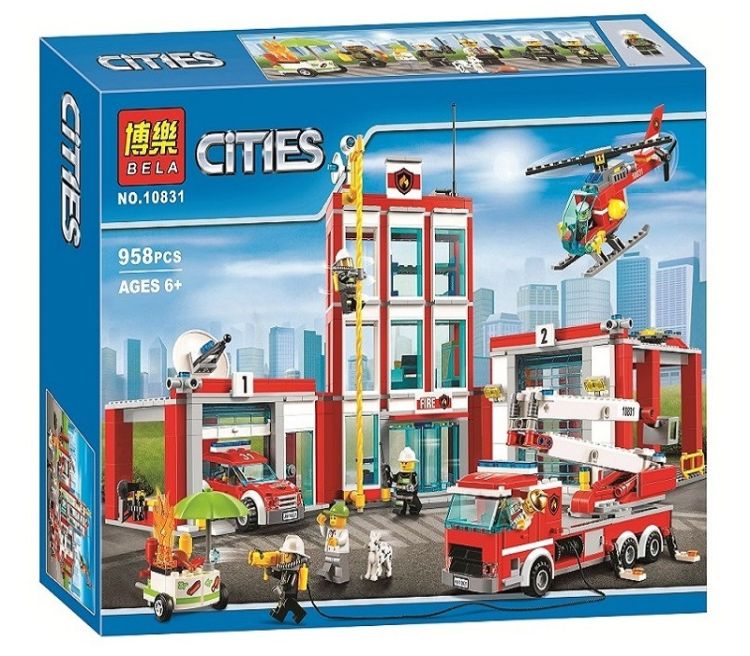 Конструктор BELA Пожарная часть | 60110