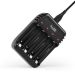 Зарядное устройство TopON TOP-CH500 для 1-4 аккумуляторов типа AA/AAA Ni-MH и Ni-Cd, LED индикатор, MicroUSB 5V, черное
