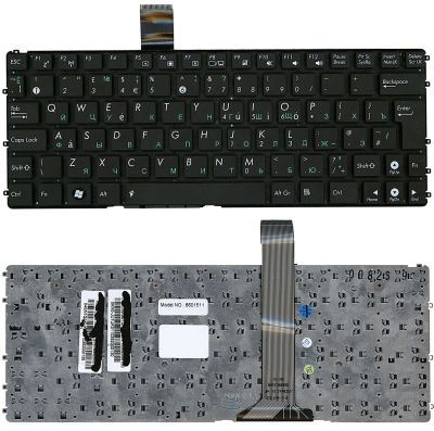 Клавиатура для ноутбука Asus Eee PC 1025, 1025C, 1025CE, 1060 черная, без рамки