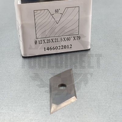 Нож твердосплавный V-образный угол 60° для фрез 1466020512 Z4 Rotis (1 шт.)