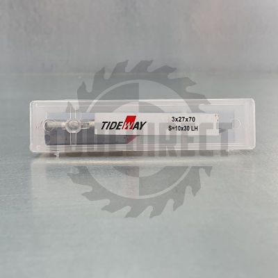 Сверло присадочное монолитное твердосплавное "Сквозное" правое D=3x27x70 S=10x30 RH TIDEWAY