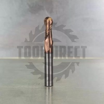 Фреза спиральная по стали круглый нос Z2 R=4 D=8x20x60 S=8 Rotis