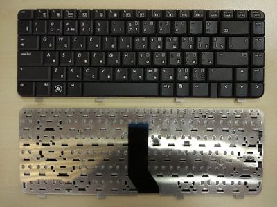 Клавиатура для ноутбука HP Compaq 540, 550, 6520, 6520S, 6720, 6720S черная, ver. 2