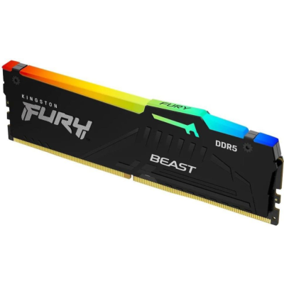 Kingston DRAM 16GB (8GBx2) 5200MHz DDR5 CL40 DIMM FURY Beast Black EAN: 740617328554