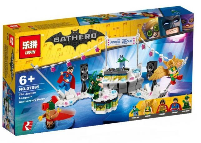 Конструктор LEPIN 07095 Вечеринка Лиги Справедливости | 70919