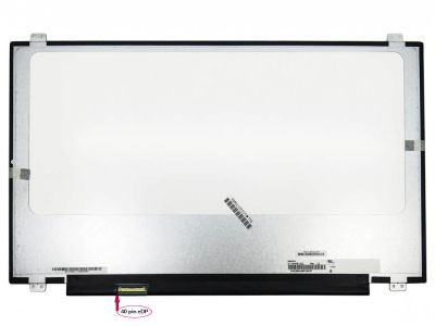 Матрица для ноутбука 17.3", 120Hz 1920x1080, LED, 40 pins, SLIM, уши вверх/вниз, Матовая, IPS, P/N: N173HHE-G32
