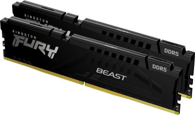 Kingston DRAM 16GB 5200MT/s DDR5 CL40 DIMM (Kit of 2) FURY Beast Black EAN: 740617325959