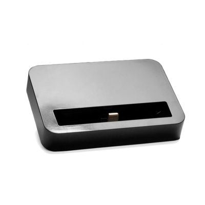 Док-станция с разъемом Lightning для зарядки и синхронизации Apple iPhone5, iPhone SE, Phone 5S iPod Touch 6, iPod Nano7. Замена: MQHX2ZM/A. Черная.