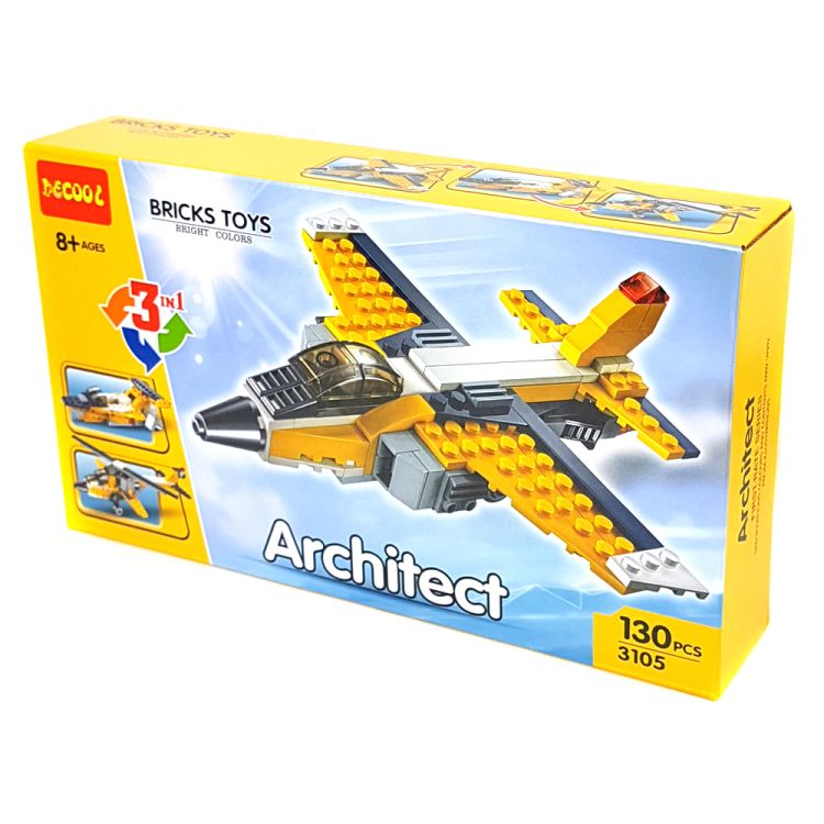 Конструктор DECOOL 3105 Авиатранспорт 3-в-1