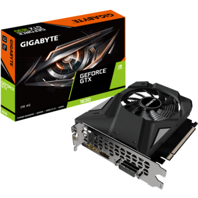 GIGABYTE Video Card NVidia GeForce GTX 1630 1785 MHz CUDA Cores512 Memory Clock 12000 MHz Memory Size 4 GB Memory Type GDDR6 Memory Bus 64 bit PCI-E 3.0 x 16 Digital max resolution 7680x4320 DisplayPo